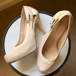 JustFab Women's Nude Heels